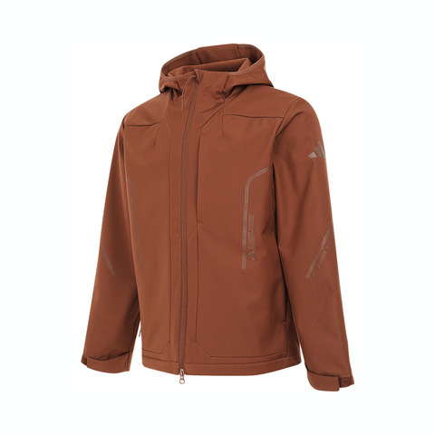 adidas阿迪达斯2025男子TH SOFTSHELL JK梭织连帽外套JZ1151