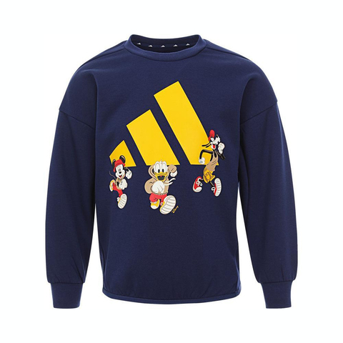 adidas阿迪达斯2025男小童LK DY MM SWT针织无帽卫衣JD4550