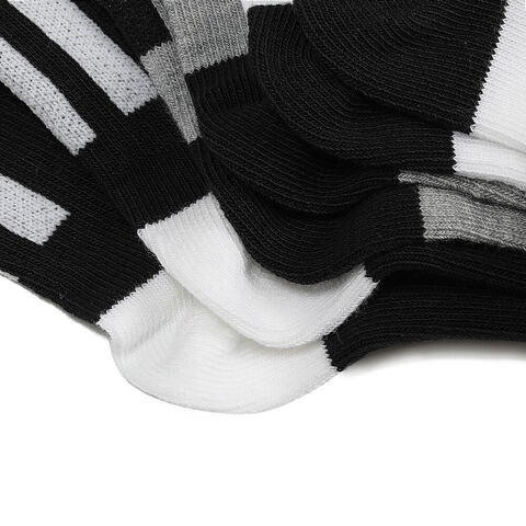 adidas阿迪达斯2025男大童KIDS CRW 3PP中袜优惠装JN3855