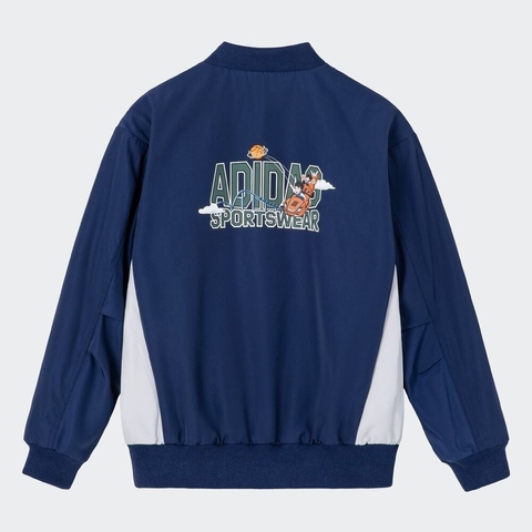 adidas阿迪达斯2025男小童LK GFX REV JKT梭织无帽外套KB8100