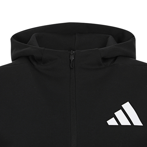 adidas阿迪达斯2025男大童J Z.N.E.FZ针织连帽外套JC7574