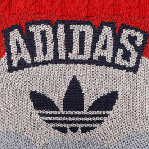 Adidas Original阿迪三叶草2025男子LNY KNIT PULLOV毛线套头衫JL8367