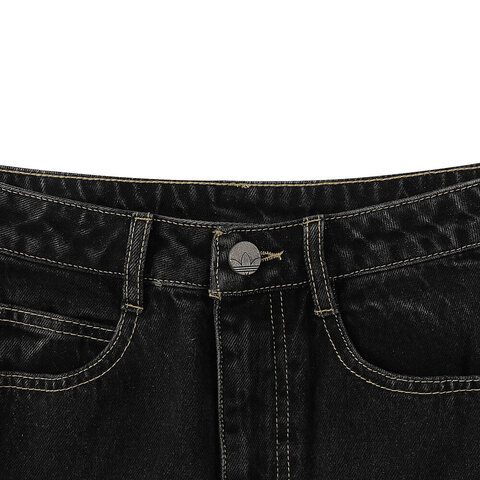 Adidas Original阿迪三叶草2025女子RAC DENIM SKIRT牛仔长裙JX6864