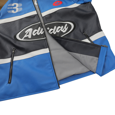 Adidas Original阿迪三叶草2025男子RAC PLTR JKT M皮衣JM8032