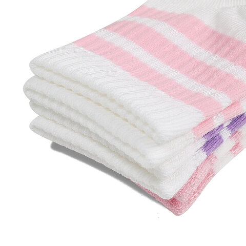 adidas阿迪达斯2025女大童LK RIB 3PP SO中袜优惠装JG3693