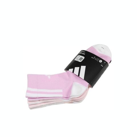 adidas阿迪达斯2025女大童KIDS CRW 3PP中袜优惠装JL7555