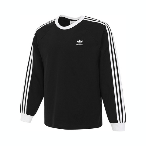 adidas阿迪达斯2025男子CLASSIC LS TEE针织无领长TKE5824