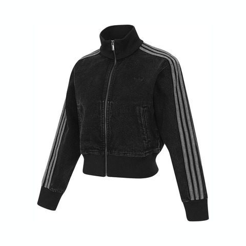 adidas Originals阿迪三叶草2025女子DENIM TT牛仔外套JD3110