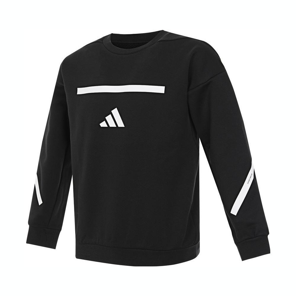 adidas阿迪达斯2025男大童J ZNE.SWEAT针织无帽卫衣JJ4854