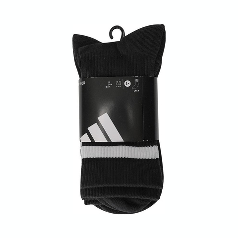 adidas阿迪达斯2025中性LOGO PACK 3PP中袜优惠装JI6315