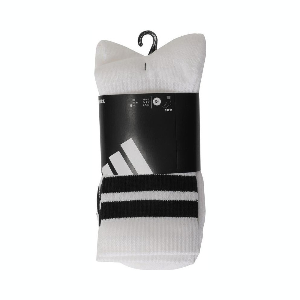 adidas阿迪达斯2025中性LOGO PACK 3PP中袜优惠装JI6316