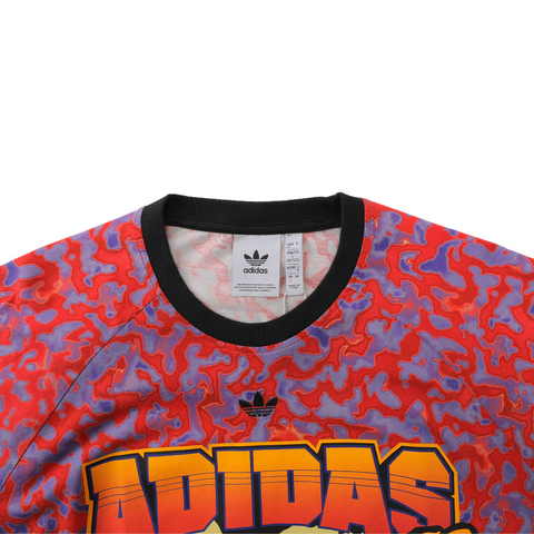 Adidas Original阿迪三叶草2025男子GRAPHIC LS TEE针织无领长TJX1702