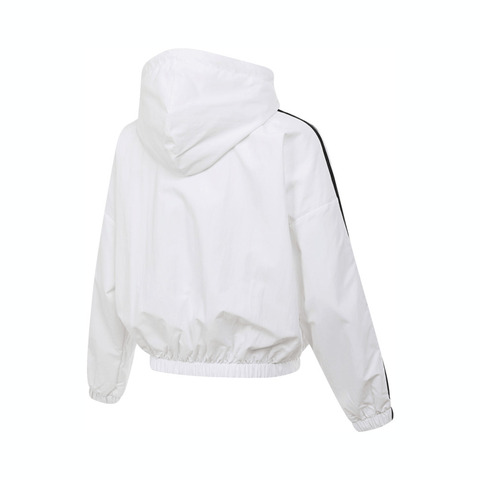 adidas阿迪达斯2025女子W 3S WV WB梭织连帽外套JZ2161