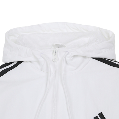 adidas阿迪达斯2025女子W 3S WV WB梭织连帽外套JZ2161