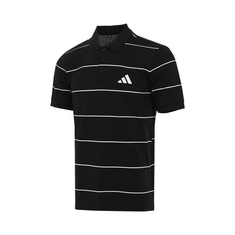 adidas阿迪达斯2025男子FI STRIPE POLO针织有领短TJL6042