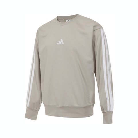 adidas阿迪达斯2025男子M 3S FT SWT针织无帽卫衣JE6377