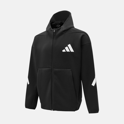 adidas阿迪达斯2025男子M Z.N.E. FZ针织连帽外套JD5984