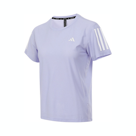 adidas阿迪达斯2025女子OTR B TEE梭织无领短TJD6435