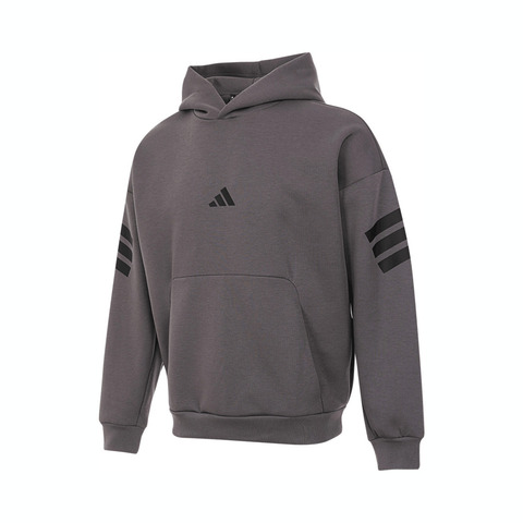 adidas阿迪达斯2025男子M FI 3S HD针织连帽卫衣JI8777