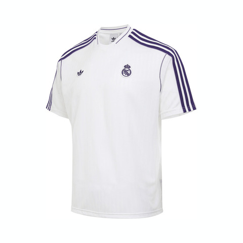 adidas阿迪达斯2025男子REAL ICON JSY针织无领短TJF2581