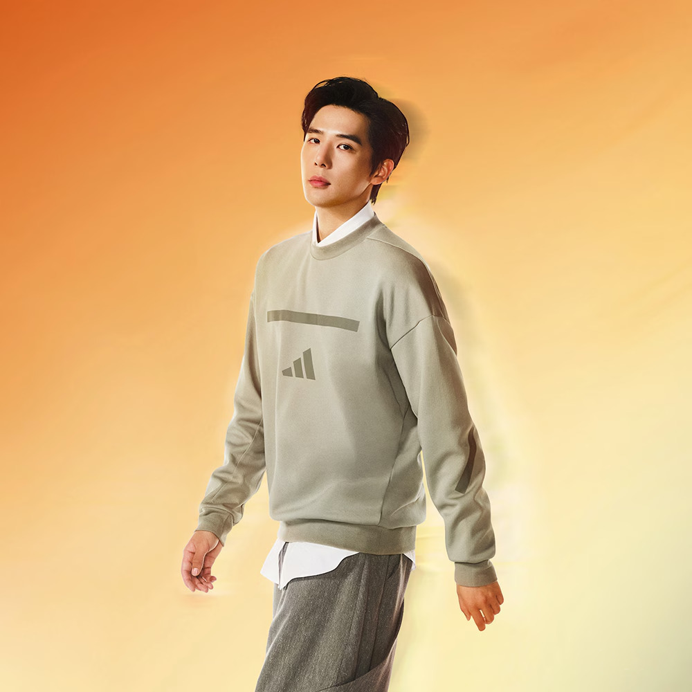 adidas阿迪达斯2025男子M Z.N.E. CRW针织无帽卫衣JP0383