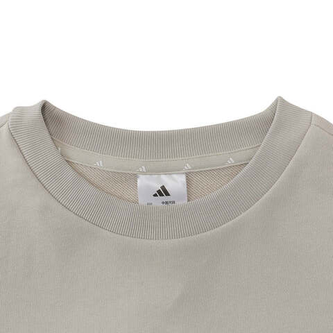 adidas阿迪达斯2025女子W 3S FT SWT针织无帽卫衣JE0014