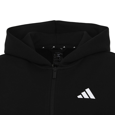 adidas阿迪达斯2025女子W FI 3S FZ HD针织连帽外套JE0171