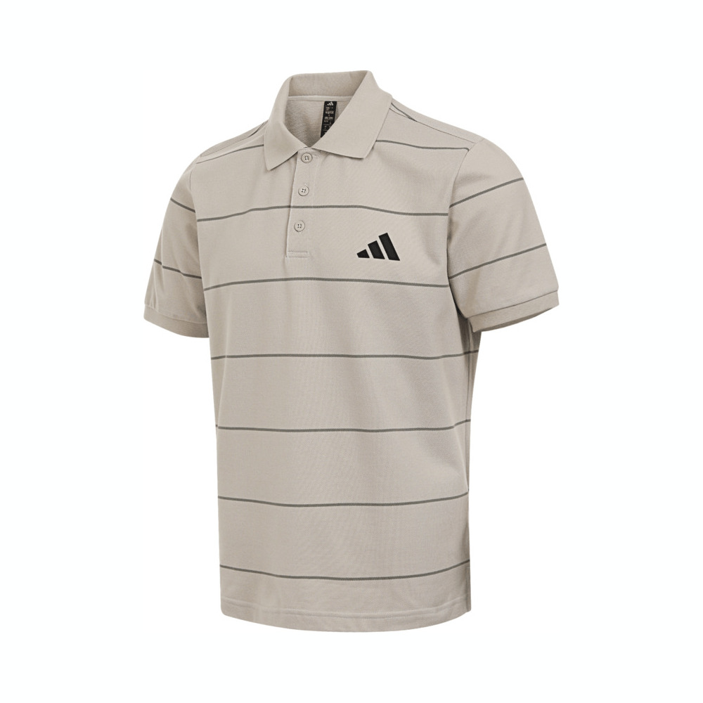 adidas阿迪达斯2025男子FI STRIPE POLO针织有领短TJL6044