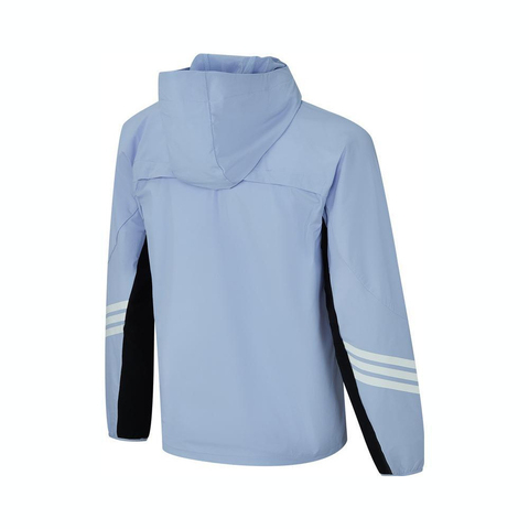 adidas阿迪达斯2025女大童JK WV JKT梭织连帽外套JL6910