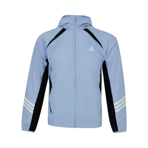 adidas阿迪达斯2025女大童JK WV JKT梭织连帽外套JL6910