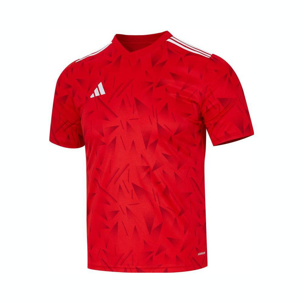 adidas阿迪达斯2025男大童T ICON25 JSY Y针织无领短TJJ1957