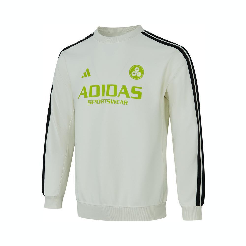 adidas阿迪达斯2025男大童JK KN CREW针织无帽卫衣JN1737