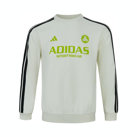 adidas阿迪达斯2025男大童JK KN CREW针织无帽卫衣JN1737