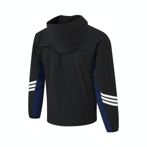 adidas阿迪达斯2025男大童JK WV JKT梭织连帽外套JL6909