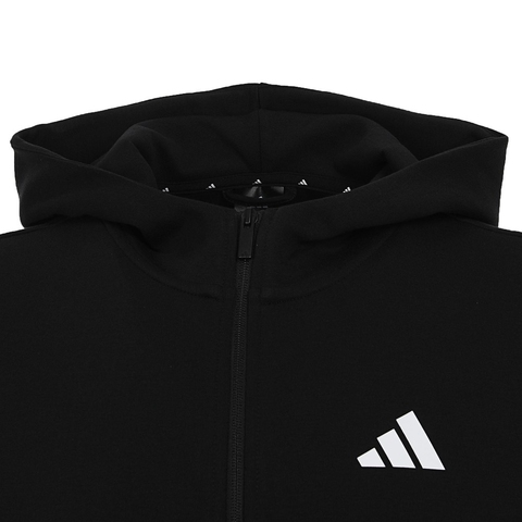 adidas阿迪达斯2025男子M FI SL FZ针织连帽外套JI8768