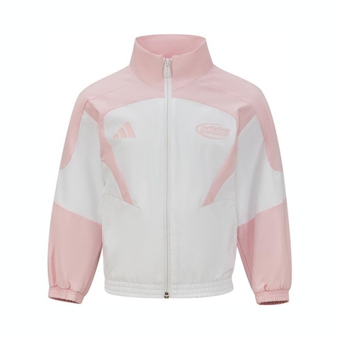 adidas阿迪达斯2025女小童LK WV JKT梭织无帽外套JN1750