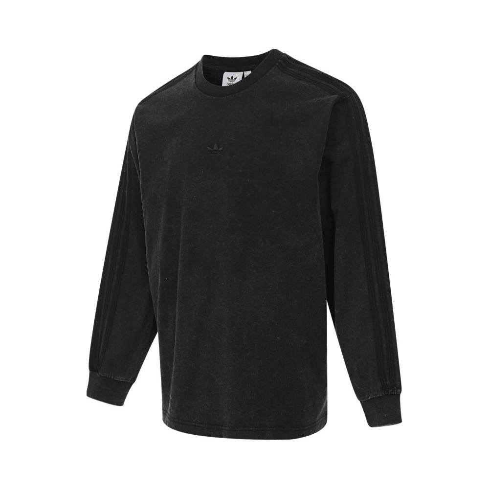 Adidas Original阿迪三叶草2025男子WASHED LS TEE针织无领长TKA2316