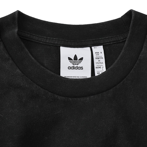Adidas Original阿迪三叶草2025男子WASHED LS TEE针织无领长TKA2316