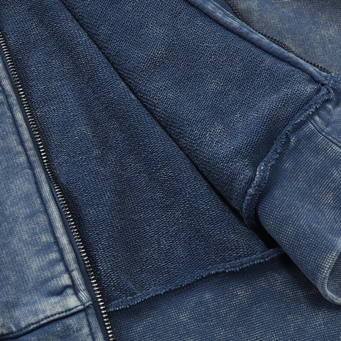 Adidas Original阿迪三叶草2025男子WASHED HD JKT针织连帽外套KA6759