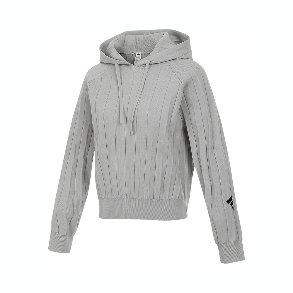 adidas阿迪达斯2025女子FUSTL W P HDY针织连帽卫衣JM4253