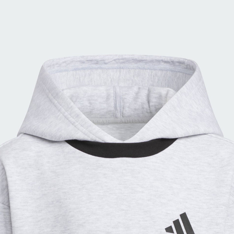 adidas阿迪达斯2025男小童LK GFX HOODY针织连帽卫衣KB4572