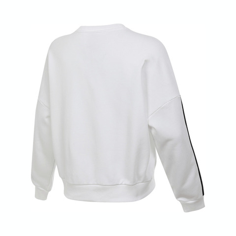 adidas阿迪达斯2025女子W 3S FT SWT针织无帽卫衣JD5285