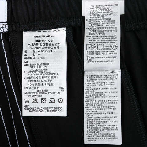 adidas阿迪达斯2025女子W 3S SJ SHO针织短裤JY8574