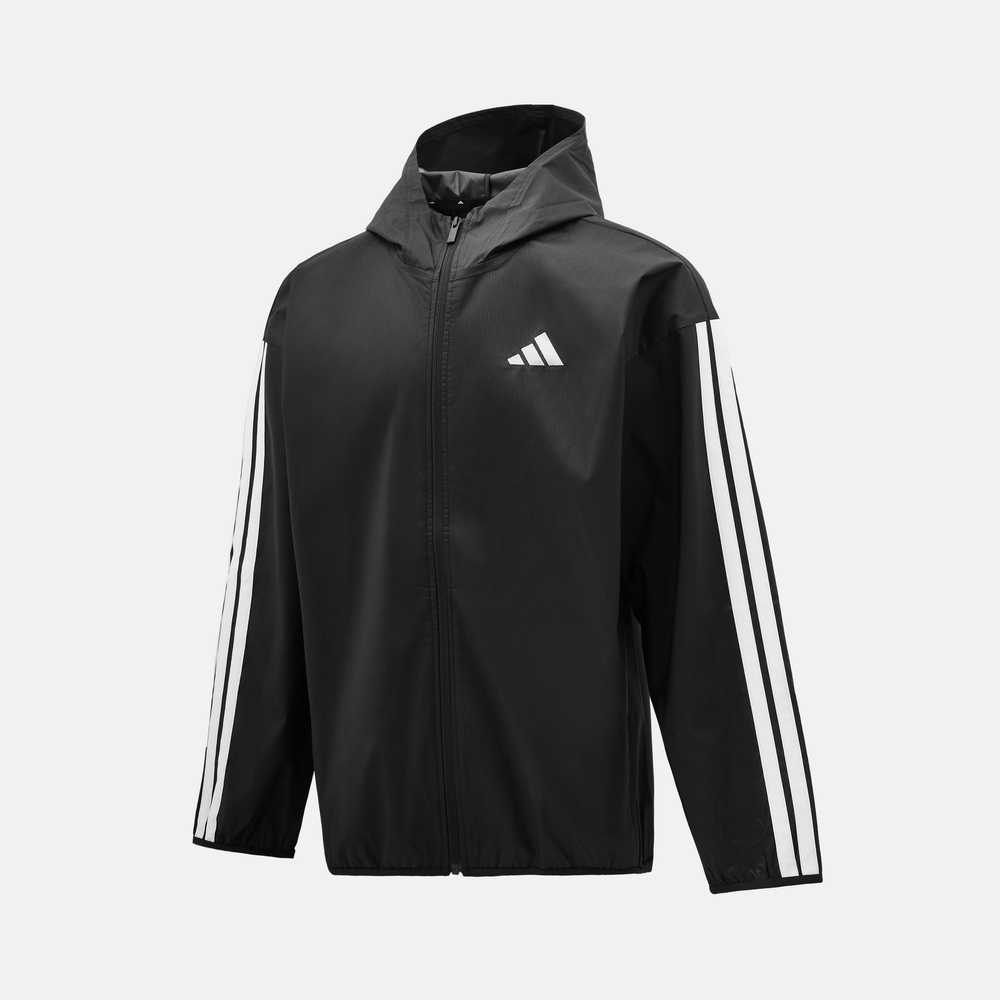 adidas阿迪达斯2025男子M 3S WB Ripstop梭织连帽外套IM7848
