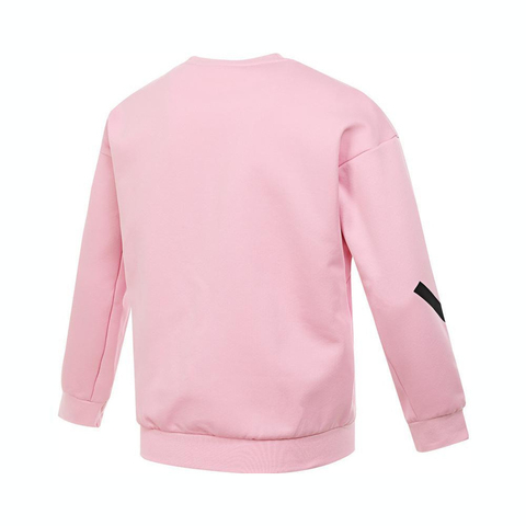 adidas阿迪达斯2025女大童J ZNE.SWEAT针织无帽卫衣JJ4861