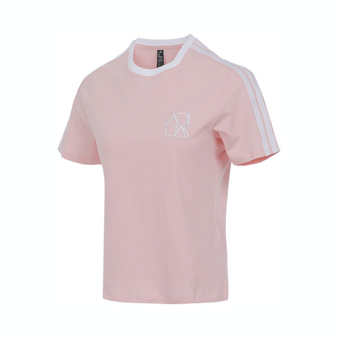 adidas阿迪达斯2025女子DANCE TEE2针织无领短TJY7628