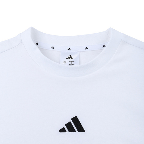 adidas阿迪达斯2025女子W 3S SJ T针织无领短TJY8576