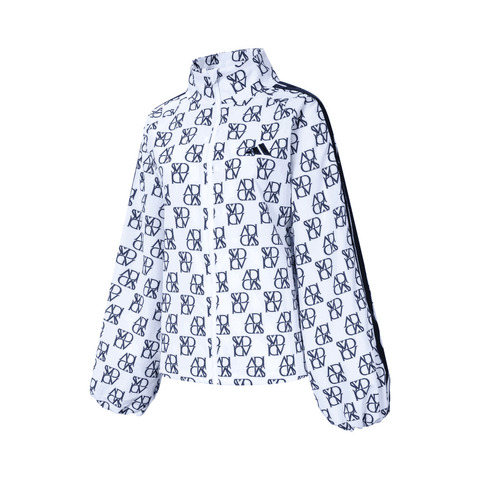 adidas阿迪达斯2025女子DANCE WB AOP梭织无帽外套JY7702