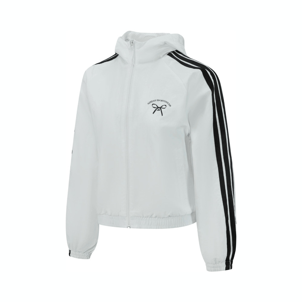 adidas阿迪达斯2025女子DANCE WB 2梭织连帽外套JY7591