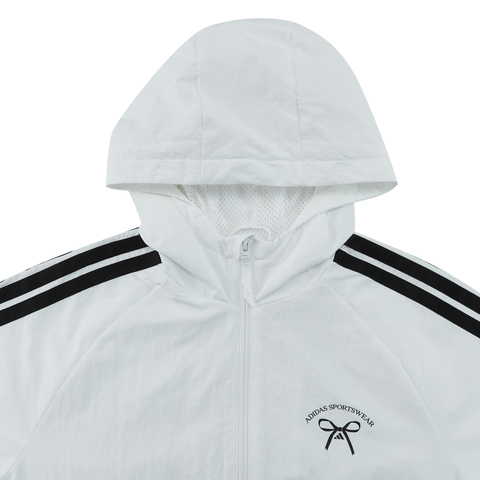 adidas阿迪达斯2025女子DANCE WB 2梭织连帽外套JY7591